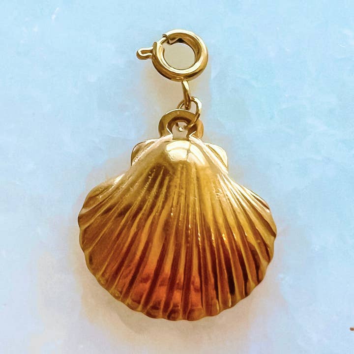 Large Shell Charm for wholesale by Anjewelz.co