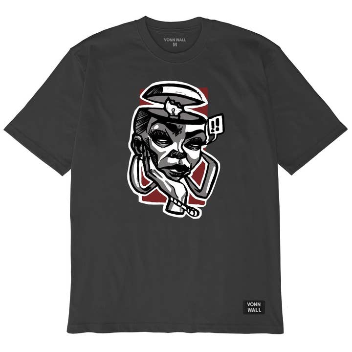 Fichu 6 överdimensionerad grafisk t-shirt för wholesale av Vonn Wall