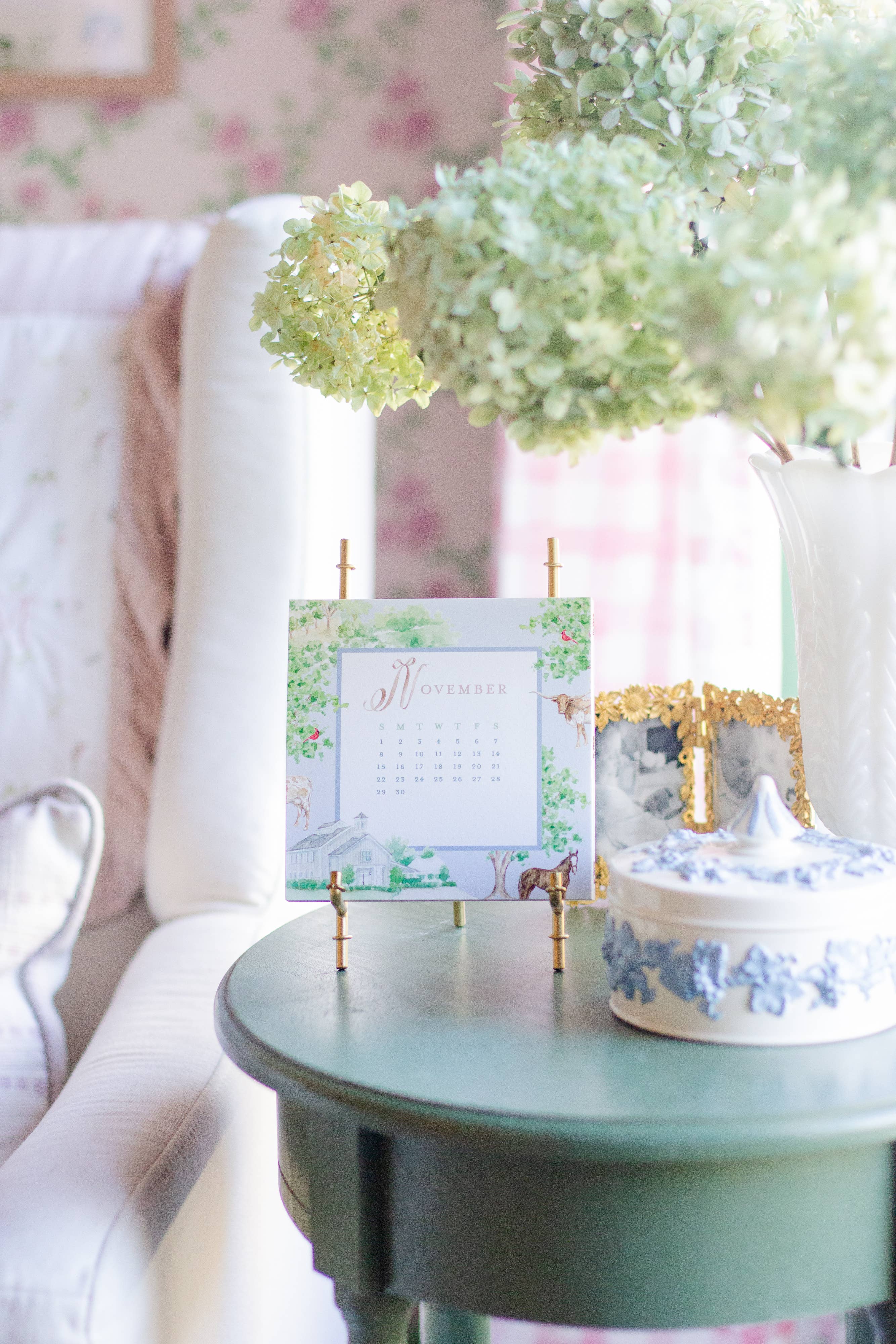 Simply Jessica Marie - Wholesale Calendar - 2026 Seasonal Watercolor Calendar10