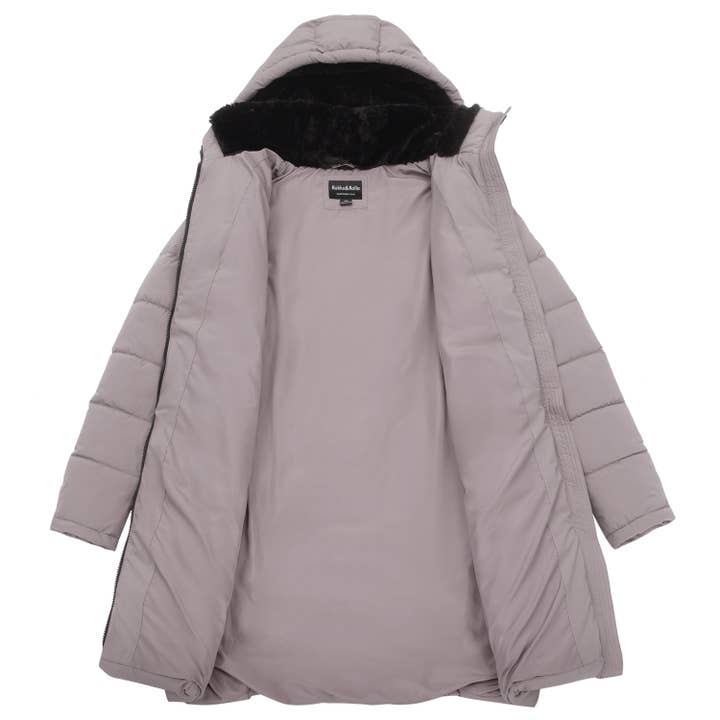 Rokka & Rolla - Wholesale Coat - Women's - Women's Heavy Long Winter Coat Parka Jacket36