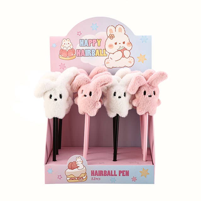Bunny Themed Assorted Pens 12-pcs for wholesale by Nima Accessories Inc