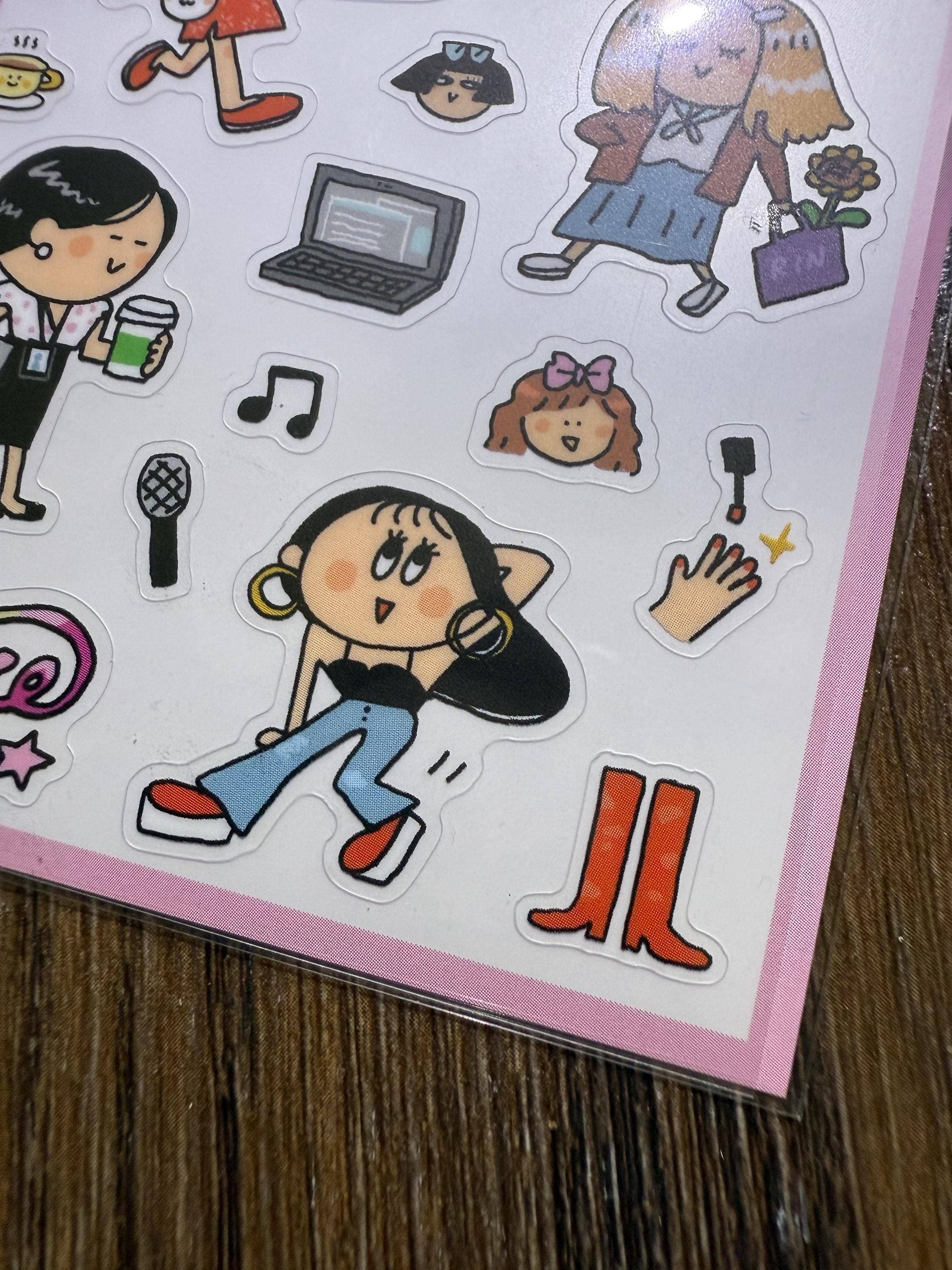 RiN! Studio US – wholesale Sticker – Girls Power PVC Stickers: RiN Studio Original9