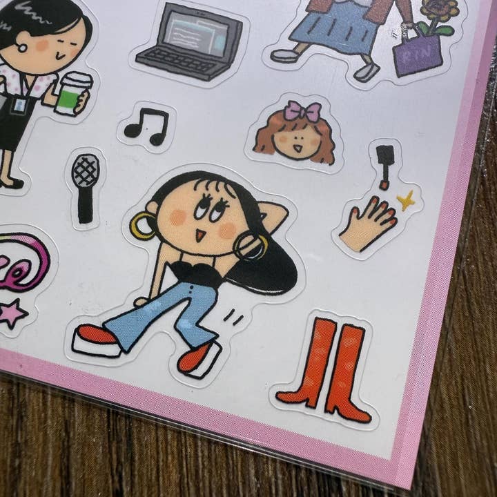 RiN! Studio US - Wholesale Sticker - Girls Power PVC Stickers: RiN Studio Original9