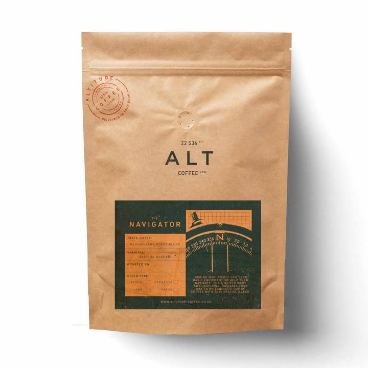 The Navigator Blend for wholesale by Altitude Coffee London