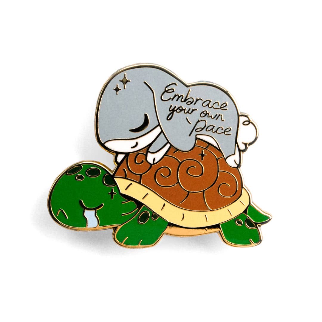 Flair Fighter - Venta al por mayor Botón/prendedor - Pin esmaltado de conejo y tortuga, regalo del día del padre, conejo