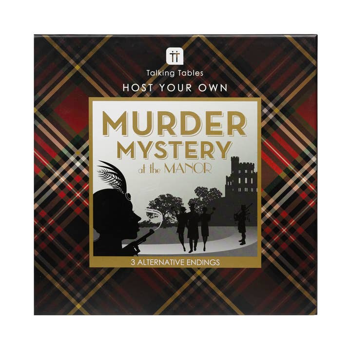 Talking Tables USA - Wholesale Card Game - Murder Mystery at the Manor House Game |Crime Solving Game |