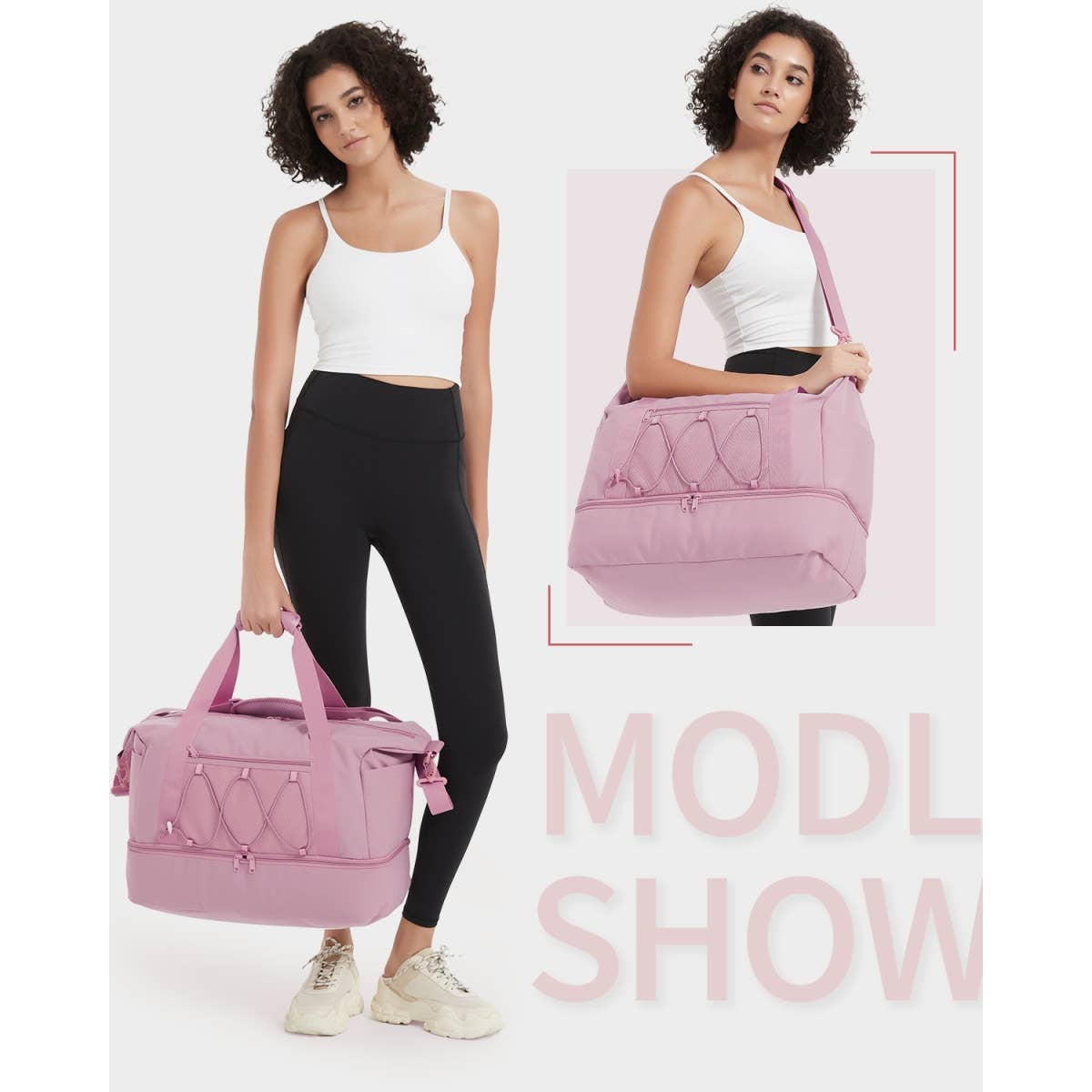 wandf - Wholesale Weekender Bag - Unisex - Travel Duffel Weekender Overnight Bag Carry on Tote Bags34