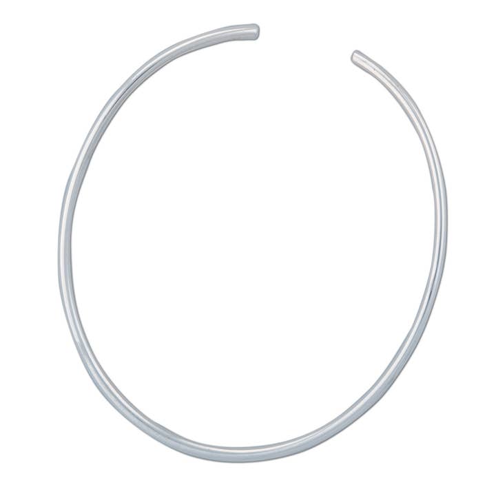 Sterling Silver Oval Tube Neckwire for wholesale by Charles Albert Inc