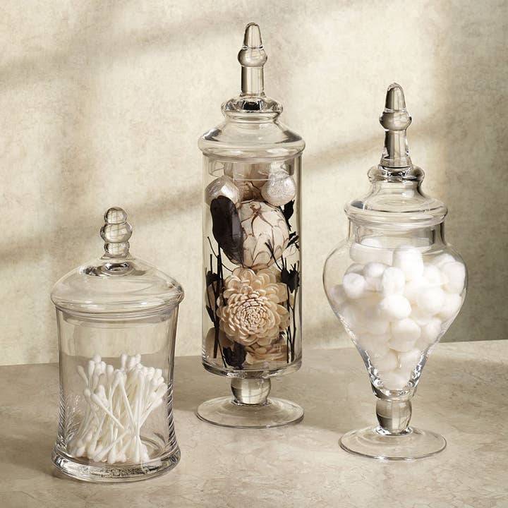 Portofino International Trading, USA - Wholesale Apothecary Jar - Apothecary Jar Set of 3