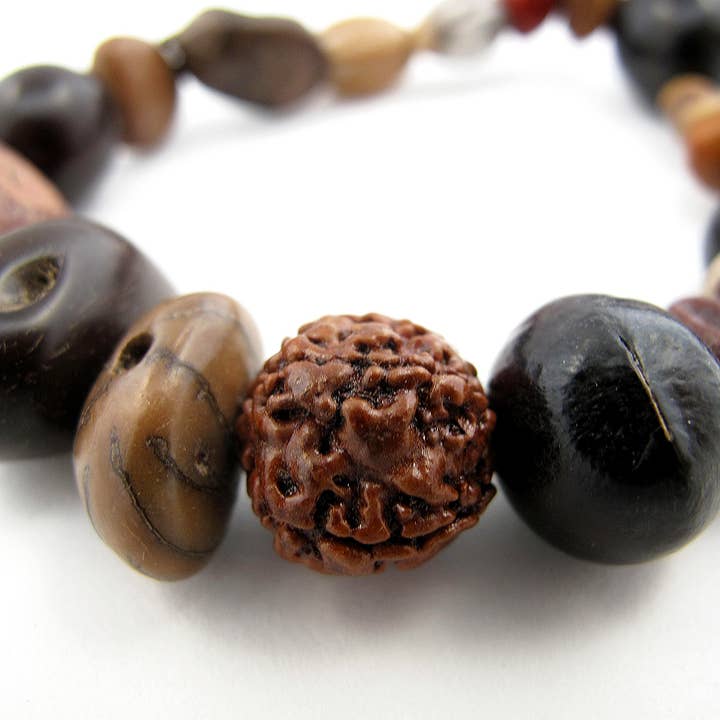 Tika - Wholesale Beaded bracelet - Bodisu Seed Mala Bracelet1