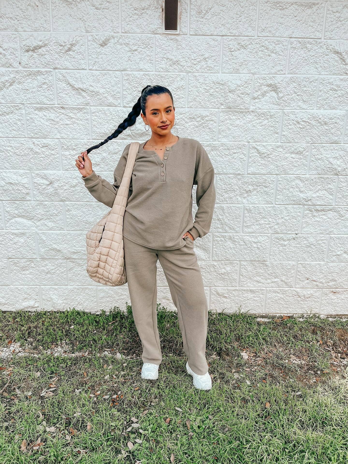 Aziel & Luca - Venta al por mayor Conjunto de ropa cómoda - Mujer - Set de gofres para adultos2