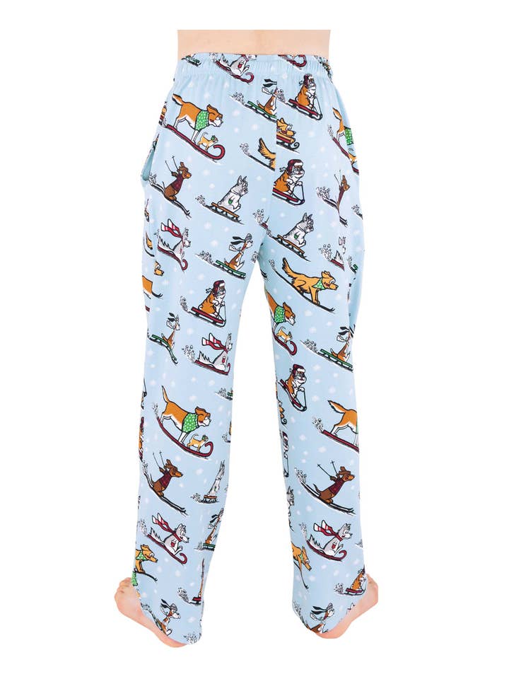 Lazy One - Wholesale Sleepwear Bottom - Men's - Dashing Snow Men's PJ Pants3