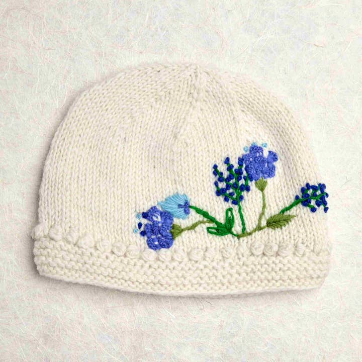 Therese Ecru Beanie for wholesale by By Many Hands