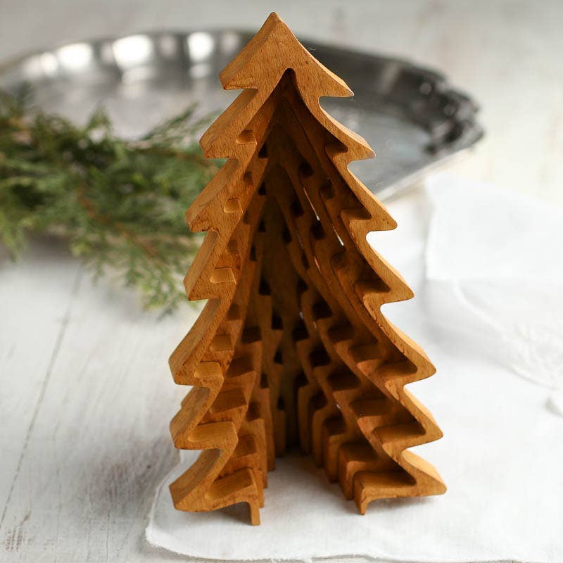 Factory Direct Craft - Wholesale Decorative Tabletop Object - 8-1/8" Incredible Collapsible 3D Wood Tree 2
