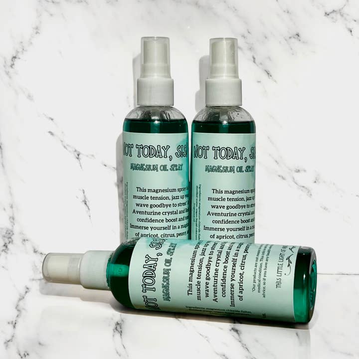 Not Today, Sis! Magnesium Spray for wholesale by This Little Light of Mine Skincare