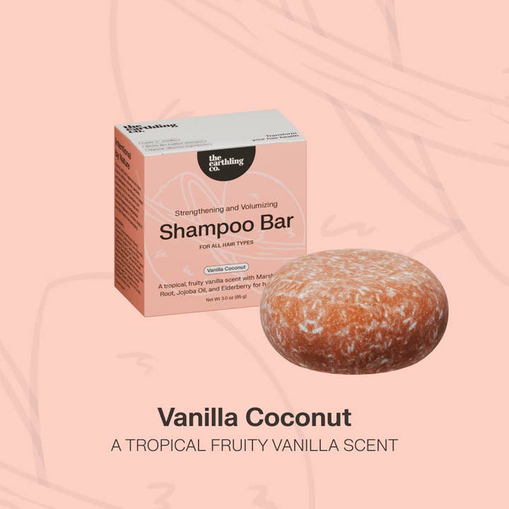 The Earthling Co. - Wholesale Shampoo Puck/Solid Shampoo - Shampoo Bar For Hair Strengthening