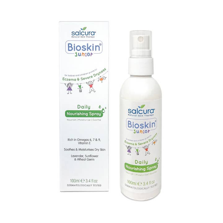 Bioskin Junior Daily Nourishing Spray 100ml for wholesale by Salcura Natural Skin Therapy EU