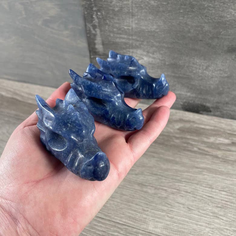 Keystone Crystals - Vente Pierre et cristal de spiritualité - Crânes de dragon en pierres précieuses – Sculptures en cristal en gros20