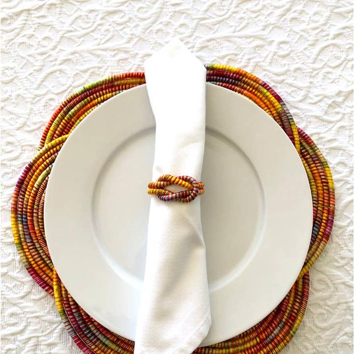 Open Knot Napkin ring for wholesale by SEQUENCE APPAREL LLC