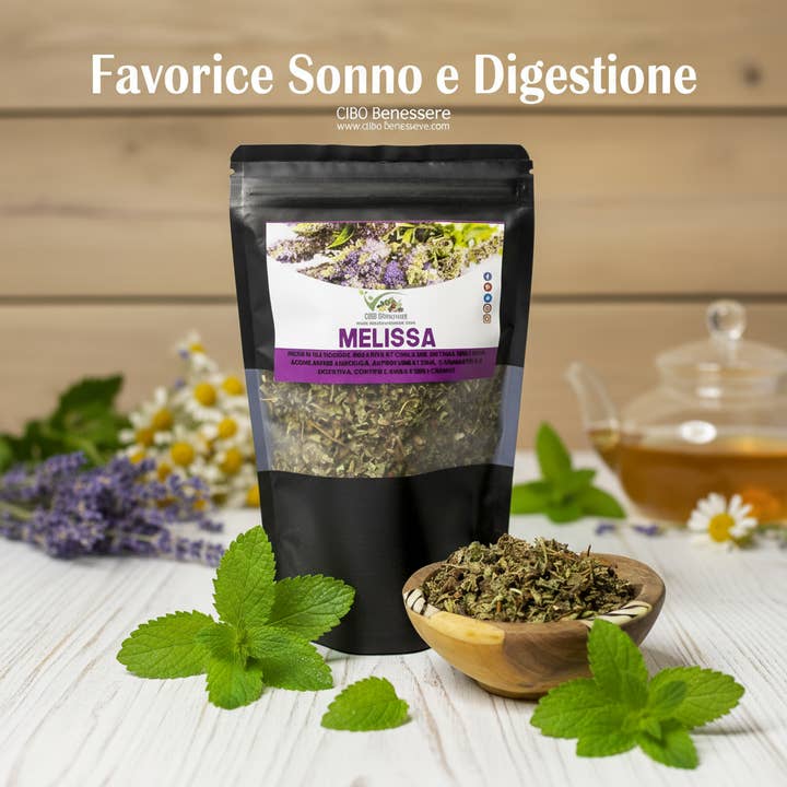 Cibobenessere - Wholesale Loose Tea - Melissa Pure Herbal Tea2