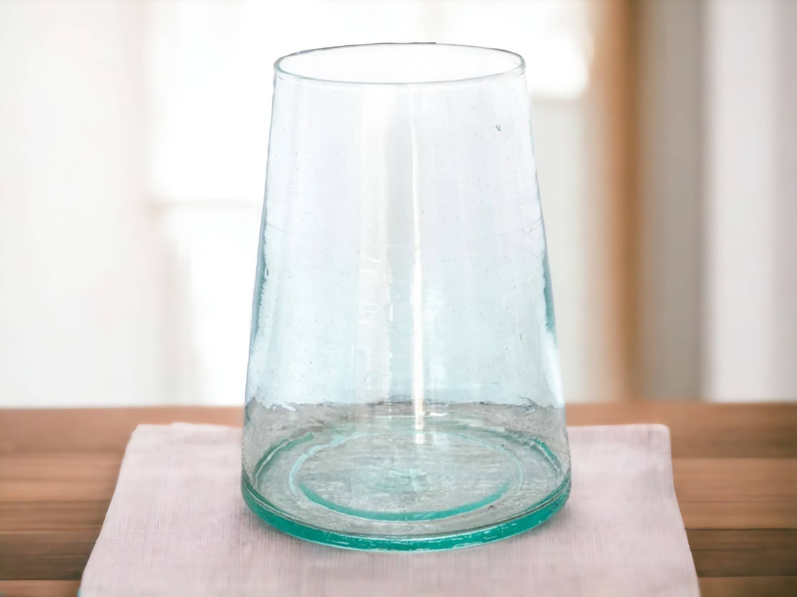 Moroccantastics - Wholesale Vase - Handmade Recycled Moroccan Glass Cone Vase - Le Verre Beldi8