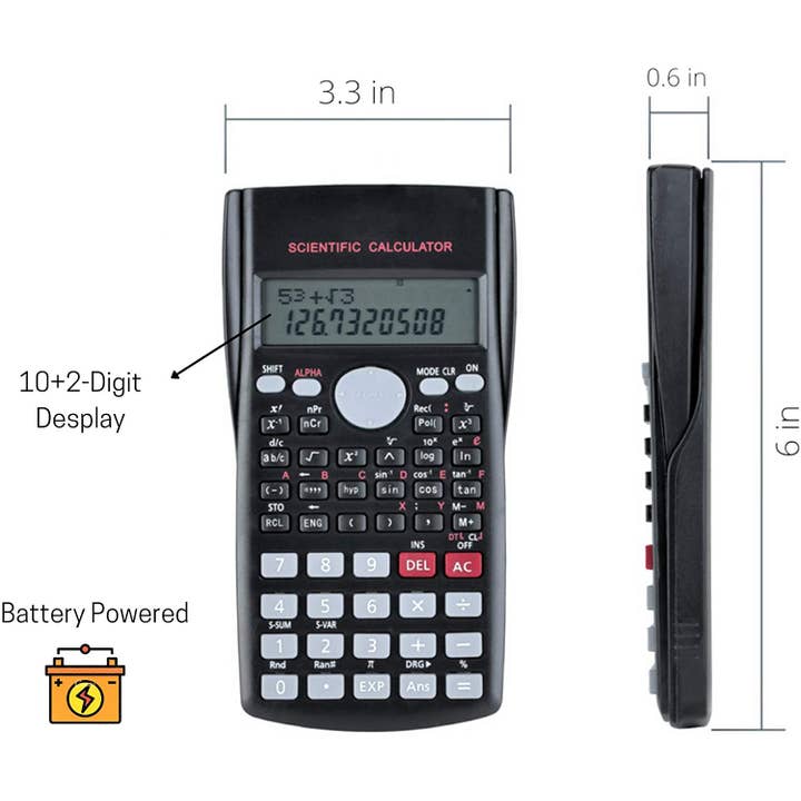 Mr. Pen - Vendita all'ingrosso Calcolatrice - Mr. Pen - Calcolatrice scientifica, 2 righe
