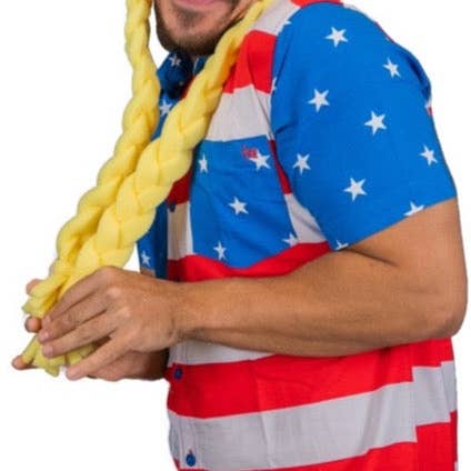 Foam Party Hats – Chapéu/coroa de festa por atacado – Bandana de rosas e tranças dos EUA2