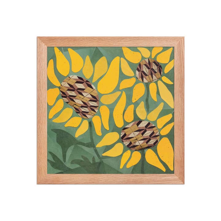 more the merrlier - Wholesale Art Print - Sunflower Collage Art Print6