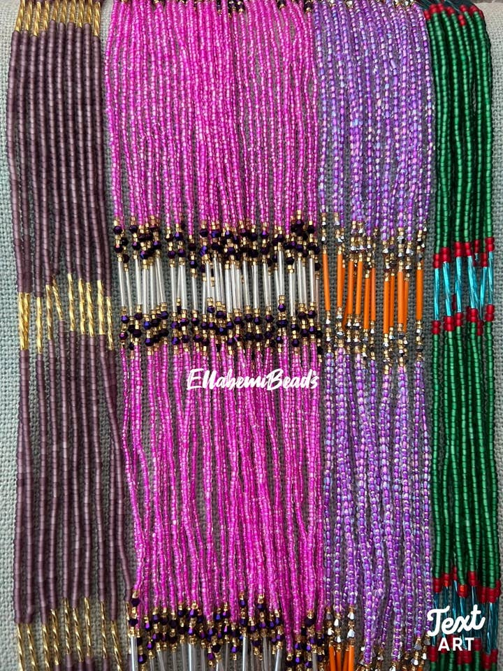 Assorted Beads/Waist Beads/Belly Chains/Belly Beads for wholesale by ELLABEMIBEADS