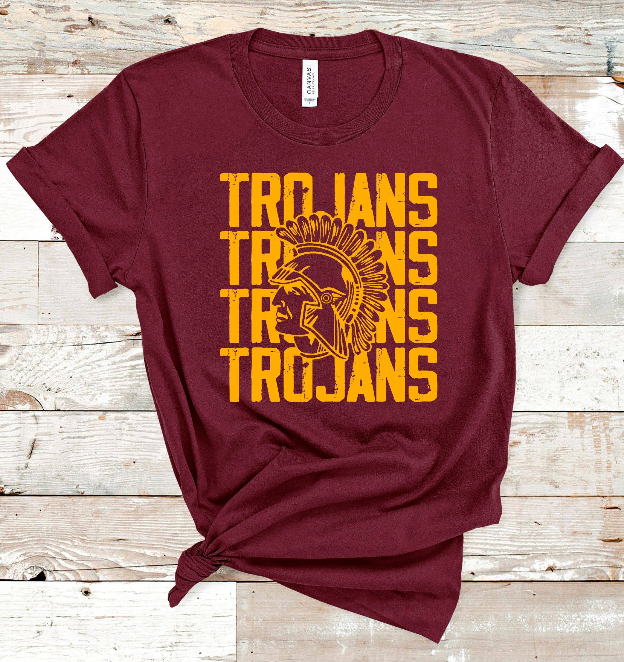 American Threadz Apparel – Engroshandel T-shirt med print - Dame – Custom t-shirt med stablet maskotdesign11