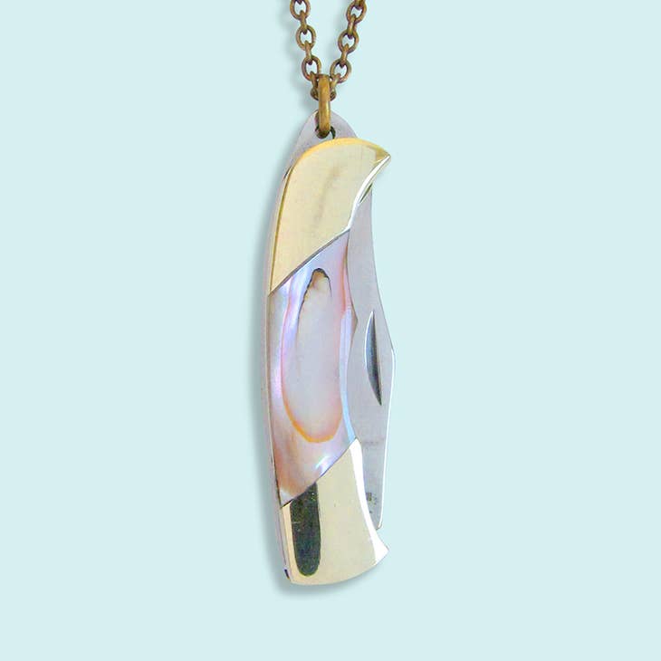 Long Y-drop Magnifying Glass Necklace - Iris Boutique