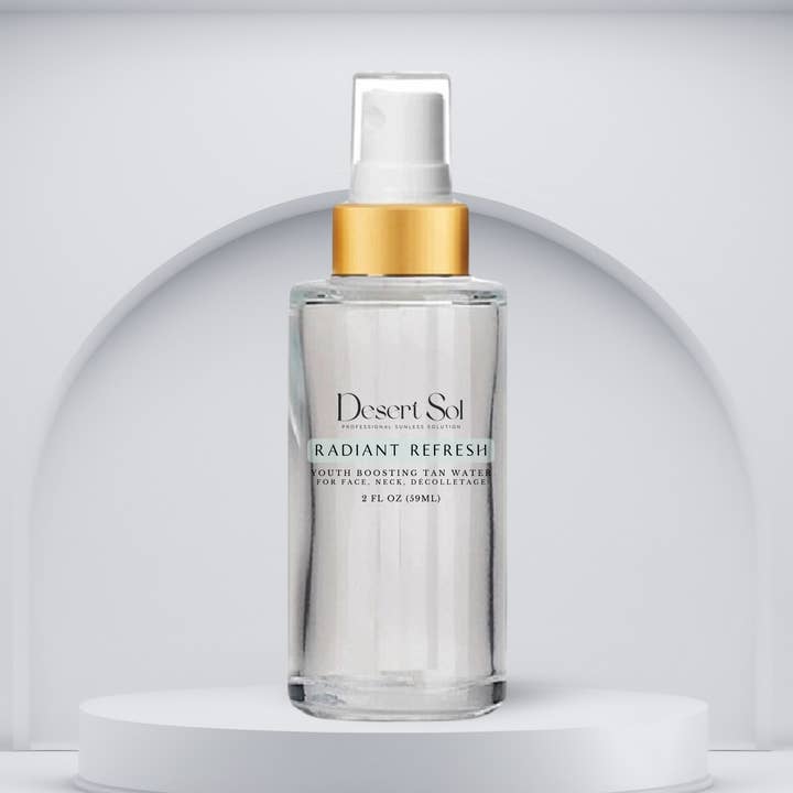 Radiant Refresh Youth Boosting Tan Water for wholesale by Desert Sol Tan