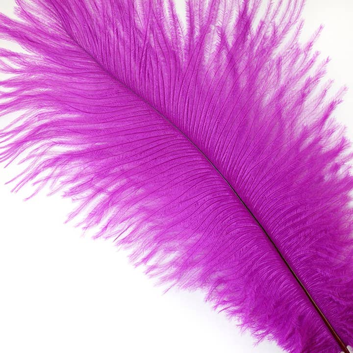 Ostrich Feathers 9-12" Drabs - Very Berry for wholesale by Zucker Feather Products