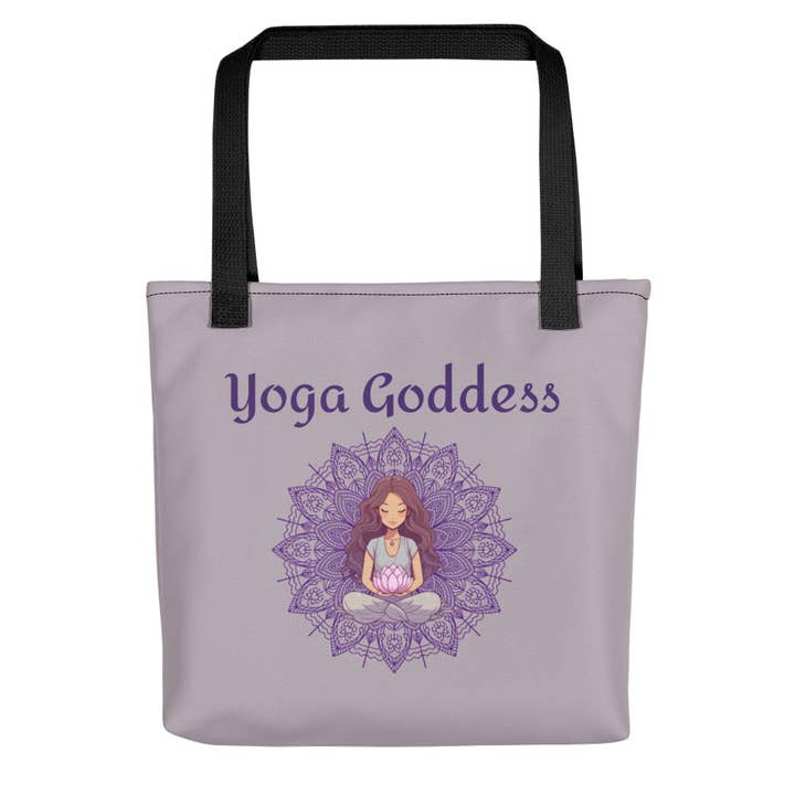 Zen AF /Yoga Goddess Reversible Tote Bag. Shopping Bag. for wholesale by Goddess Swag™