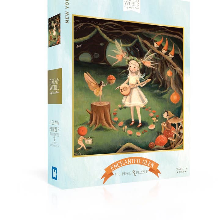 New York Puzzle Company - Vente Puzzle – adulte - Enchanted Glen - Puzzle de 500 pièces
