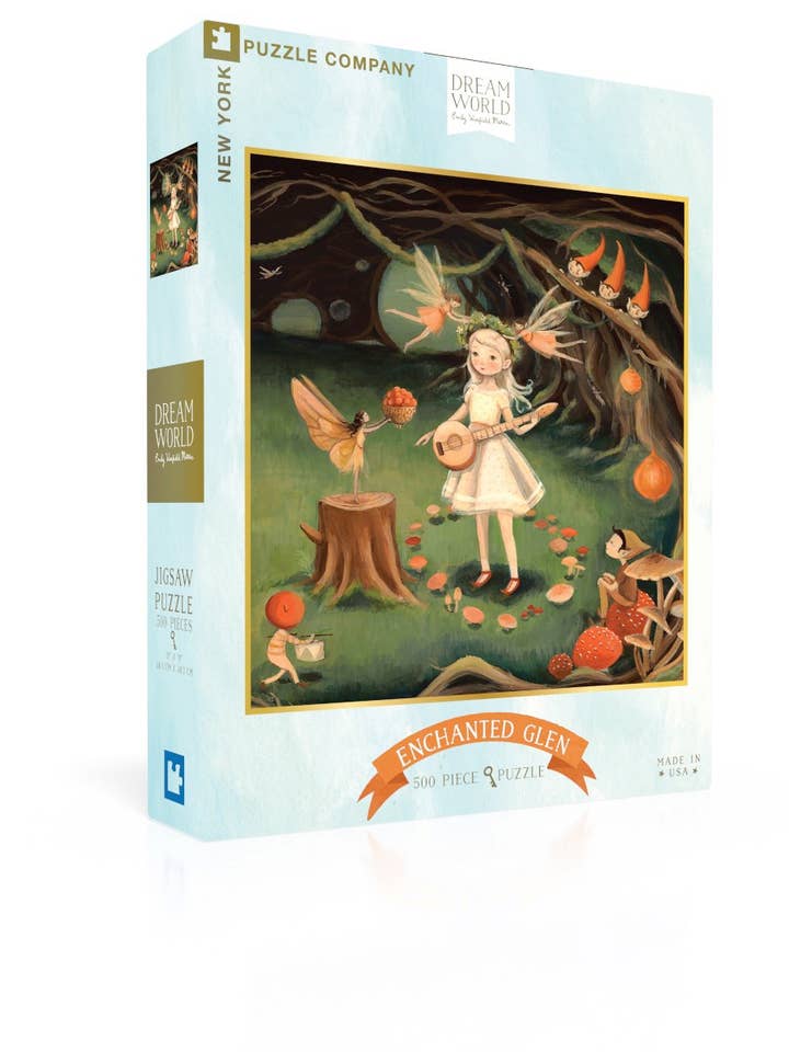 Enchanted Glen - 500 Piece Jigsaw Puzzle for wholesale by New York Puzzle Company