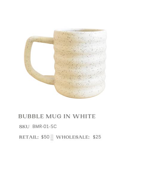 Katie M Mudd Ceramics - Vente Tasse à café - Mug Bubble