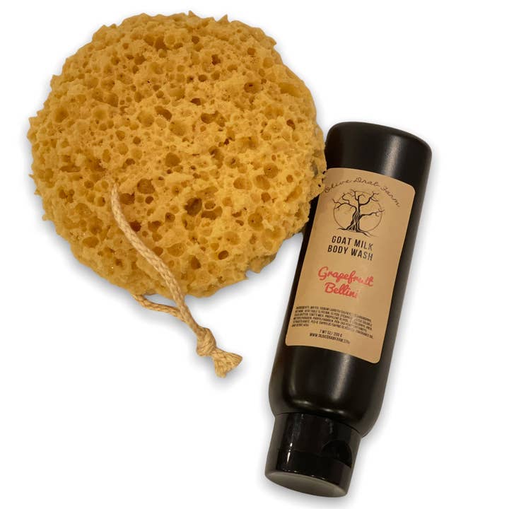 Gel douche au lait de chèvre et beurre de karité pour la vente par Olive Drab Farm