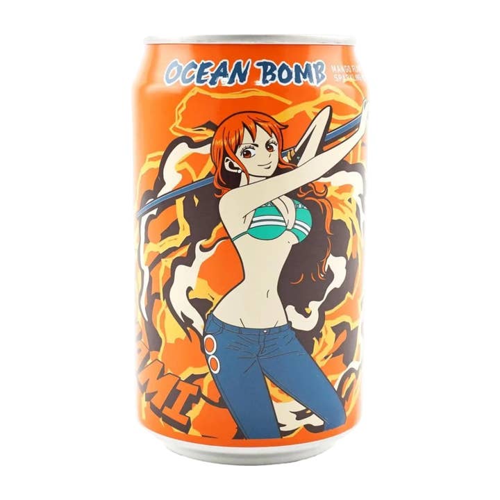 Ocean Bomb One Piece Sparkling Water Mango Flavor 330ml for wholesale by 8090 Shop