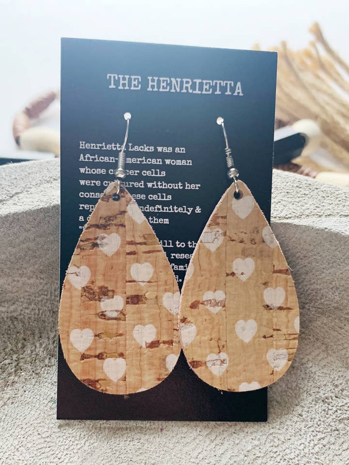 White Heart Valentine's Day Inspired Teardrop Earrings for wholesale by Avenue261