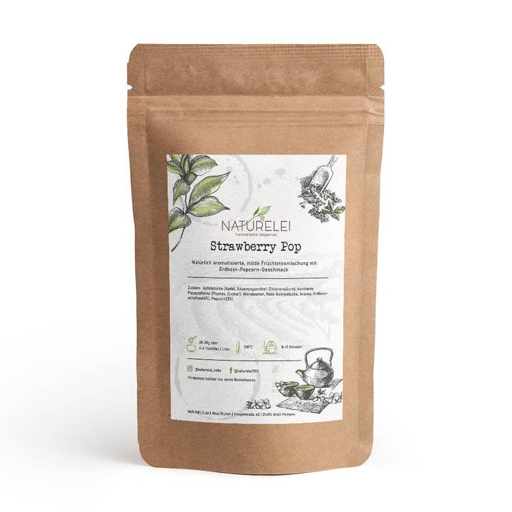 Naturelei - Wholesale Loose Tea - Erdbeer-Pop1