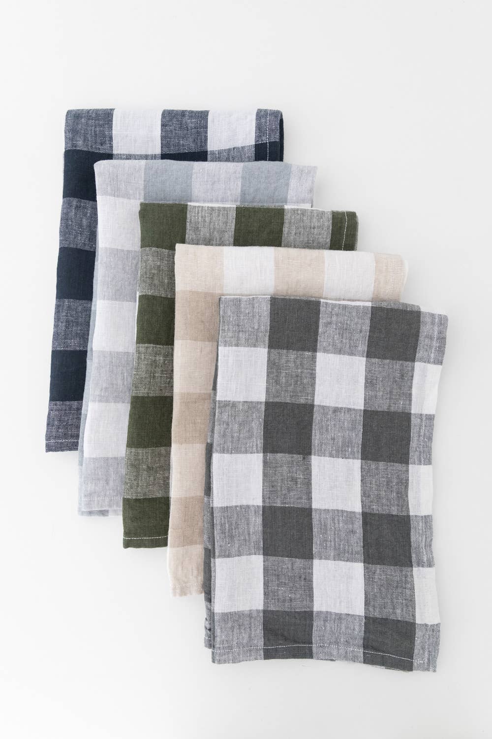 Heirloomed Collection - Wholesale Tea Towel - Gingham Tea Towel Navy1