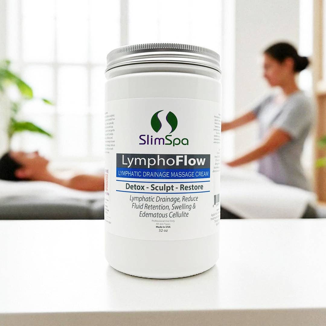 SlimSpa The Body Care Specialists - Wholesale Body Cream/Lotion - LymphoFlow – Lymphatic Drainage Massage Cream 32 oz.1
