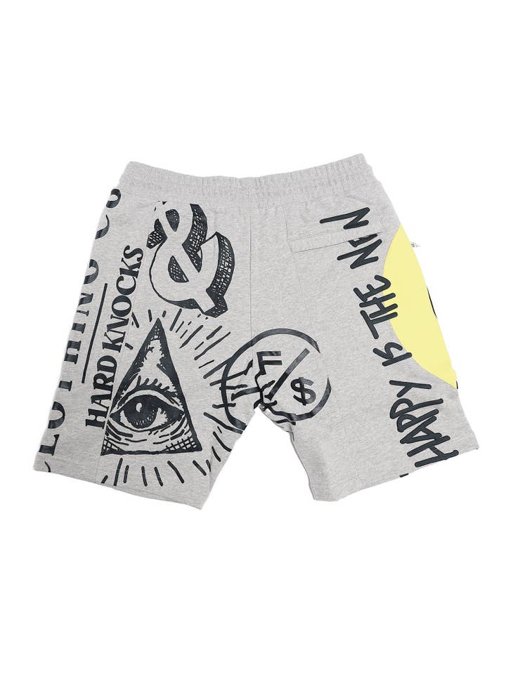 Heather Grey New Rich Sweatshorts (Heather Grey) for wholesale on Faire1