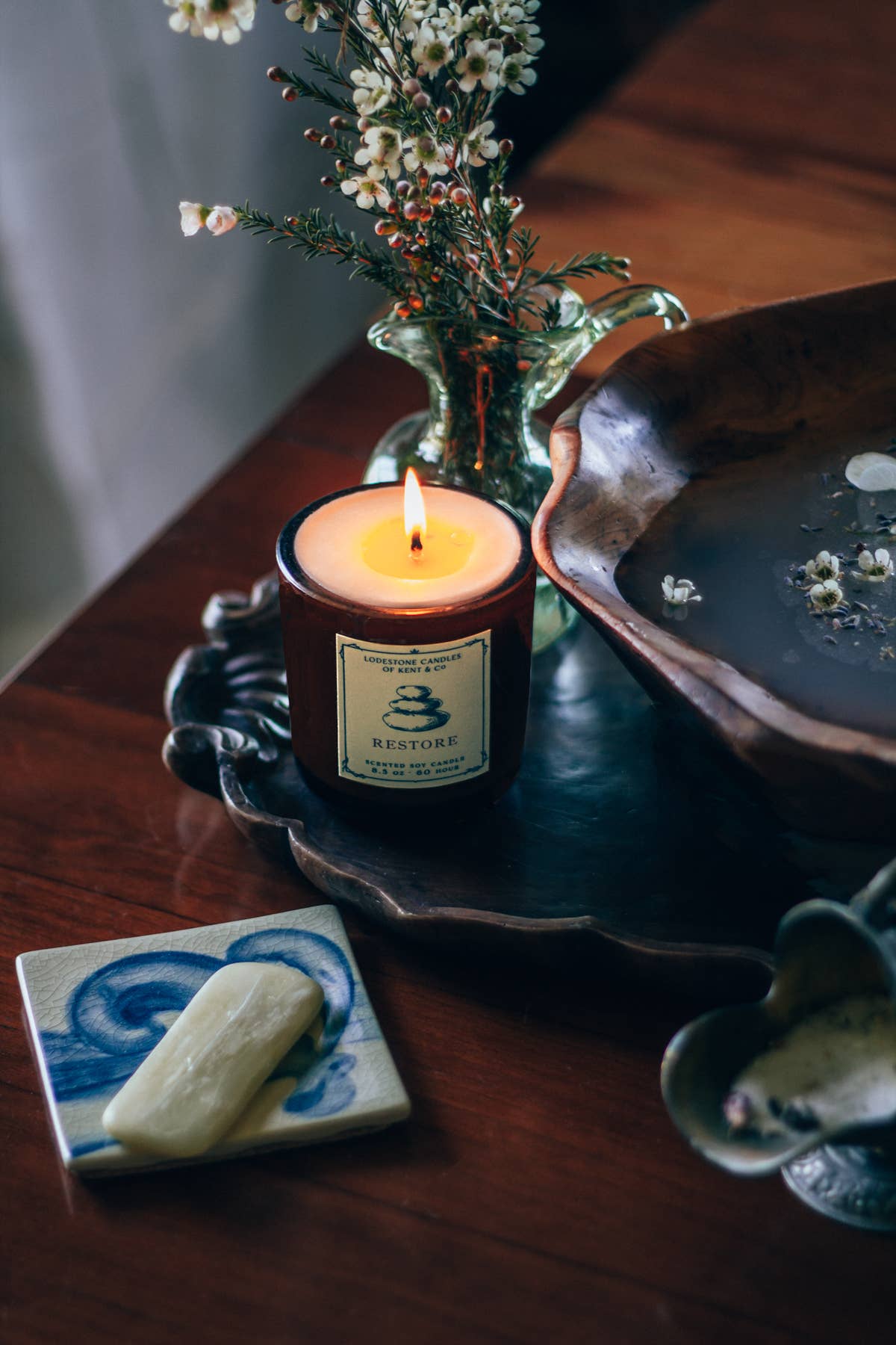 Lodestone Candles | Luxury Soy Candles - Wholesale Jar/Filled Candle - Restore | Luxury Soy Candle3