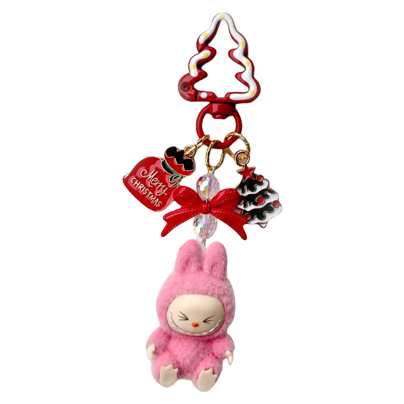 Auraquise - Wholesale Keychain - Kids - Christmas Keychain Toy in Car Cute Cartoon Keyring Accessory4