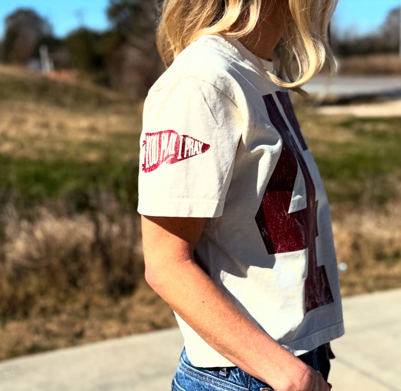 You Play I Pray - Wholesale T-Shirt (Graphic) - Women's - Custom #1 Fan T-Shirt | Gameday | Graphic Tee | Sports Mom4