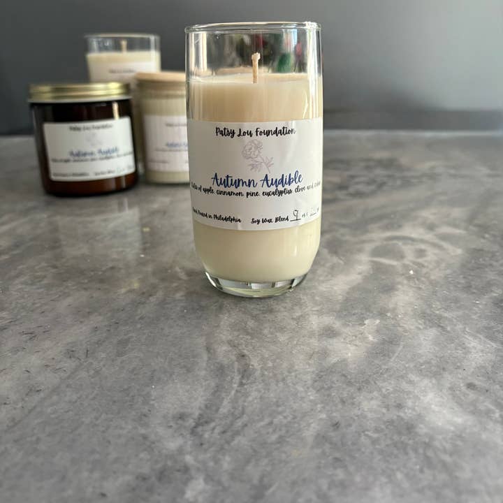 Patsy Lou Foundation – wholesale Jar/filled candle – Autumn Audible1