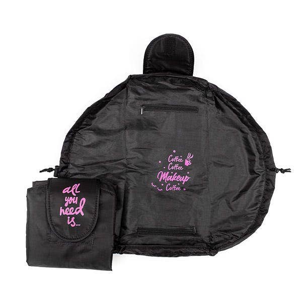 1699 – bolsa de maquilhagem e cosméticos por atacado – Chapa E Pintura Bag - Necessaire Dobrável