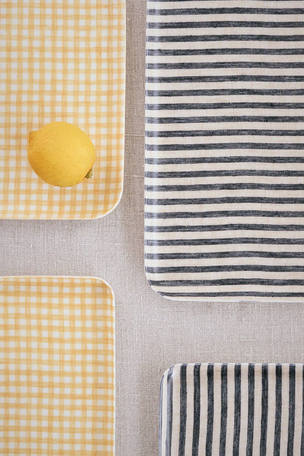 Fog Linen Work - Wholesale Serving Tray - Linen Tray (S) Jasper1